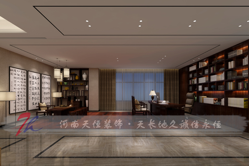 鄭州辦公室裝修工(gōng)程-東陸高(gāo)科(kē)集團辦公樓