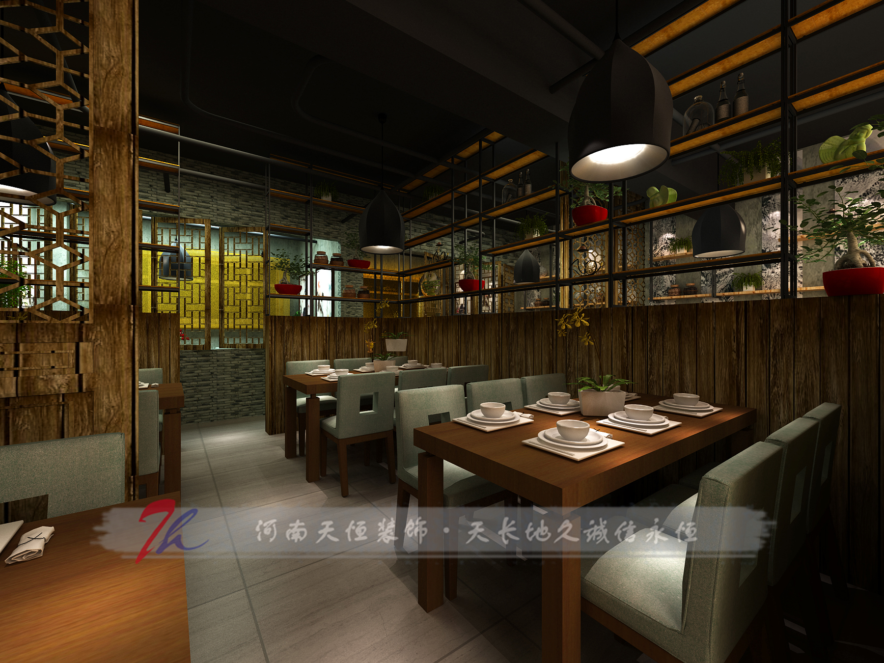 中餐廳裝修設計(jì)