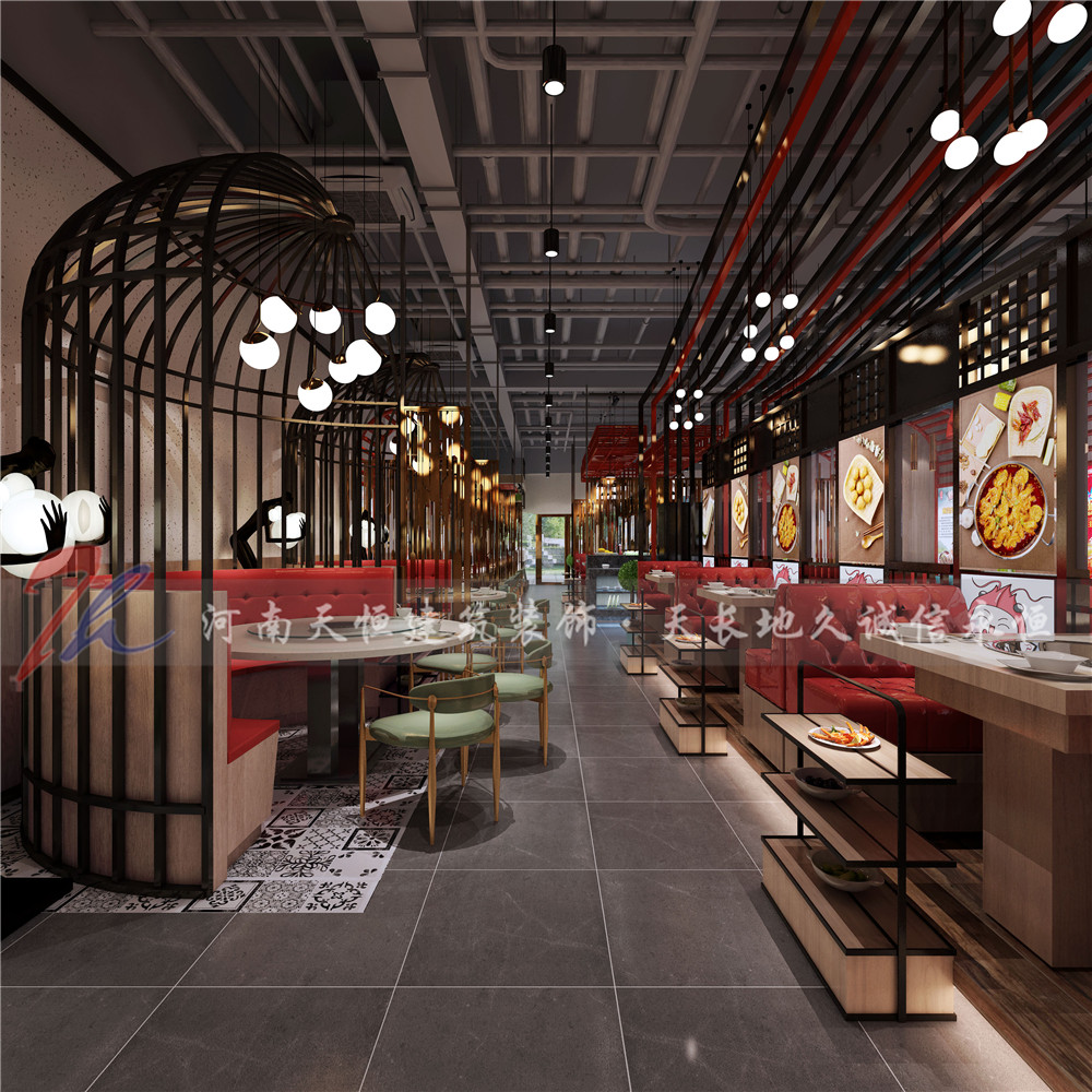 蝦火鍋店裝修
