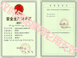 河南天恒建築裝飾公司安全生(shēng)産許可證